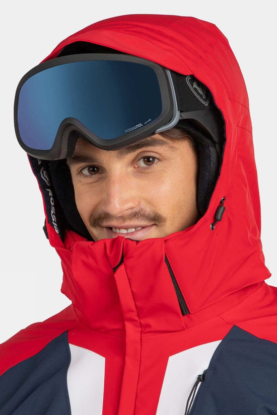 Rossignol Mens Summit Stripe Ski Jacket  Sports Red