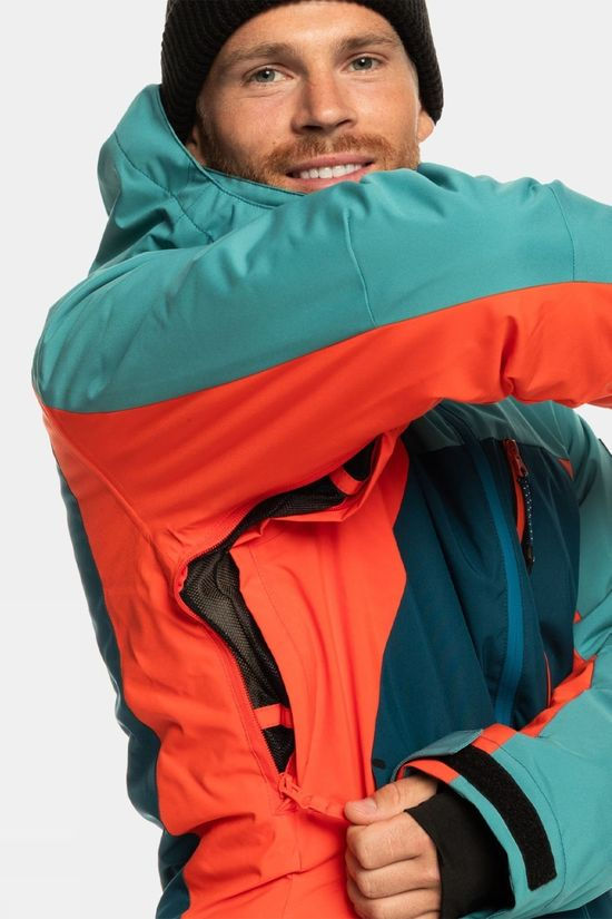 Quiksilver Mens Mission Plus Jacket Majolica Blue