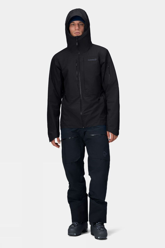 Norrona Mens Lofoten GTX Insulated Jacket Caviar Black