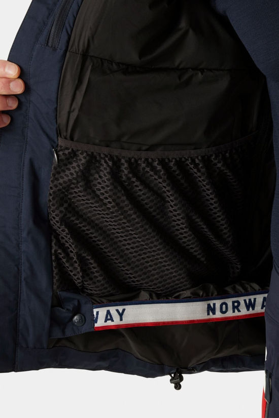 Helly Hansen Mens Kvitfjell Race Puffy Ski Jacket Navy