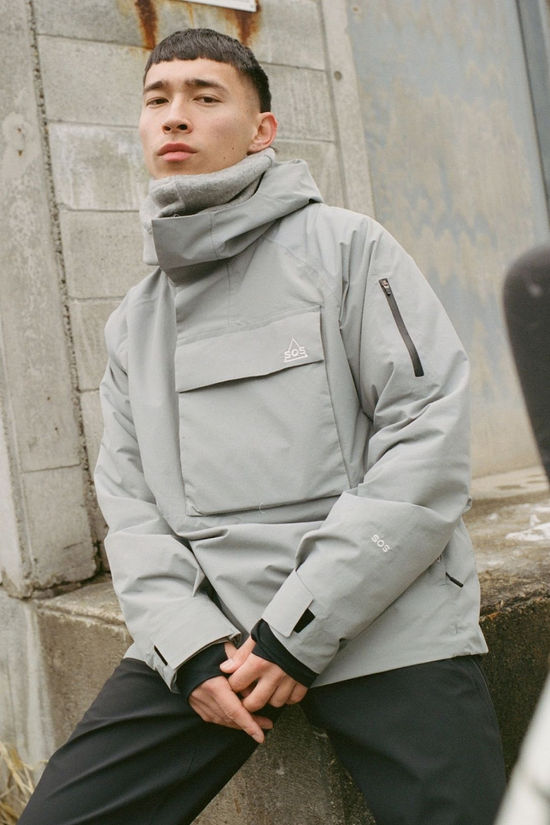 SOS Mens Sestriere Insulated Anorak Monument