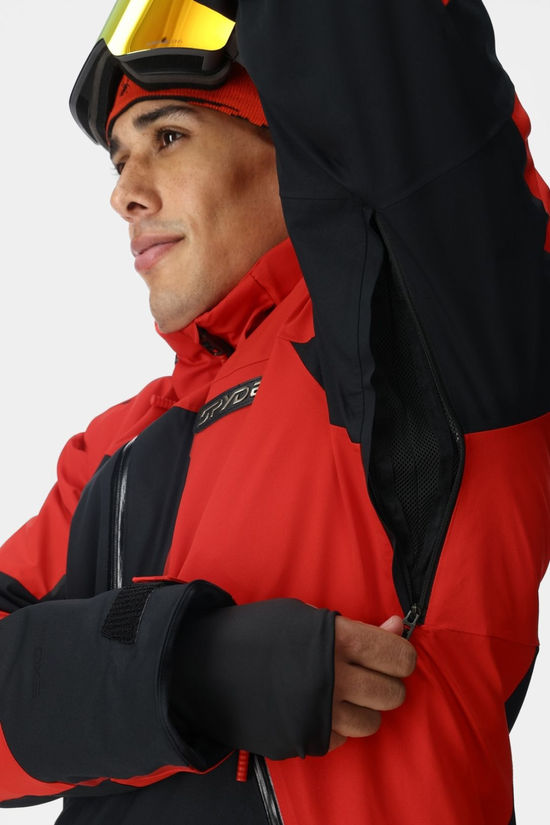 Spyder Mens Leader Ski Jacket Black