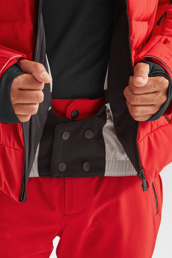 Toni Sailer Sports Mens Matti Ski Jacket Signal Red