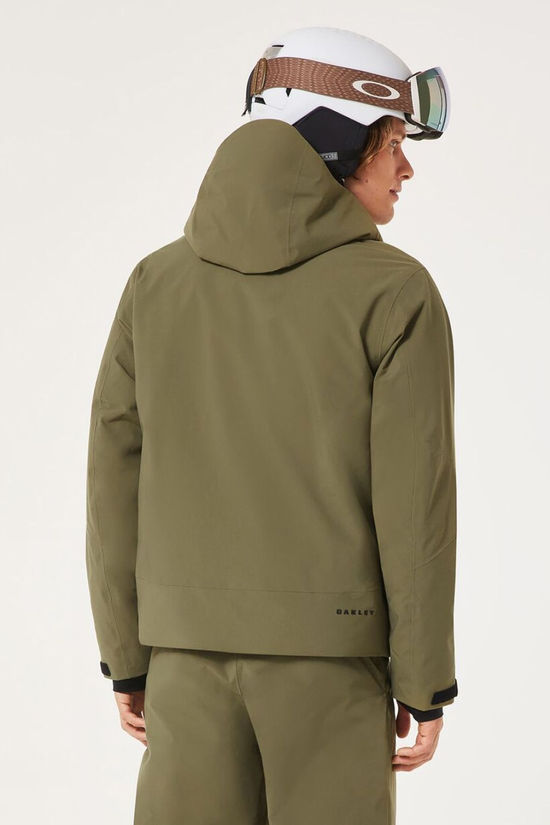 Oakley Mens Canopy Insulated Ski Jacket Army Green
