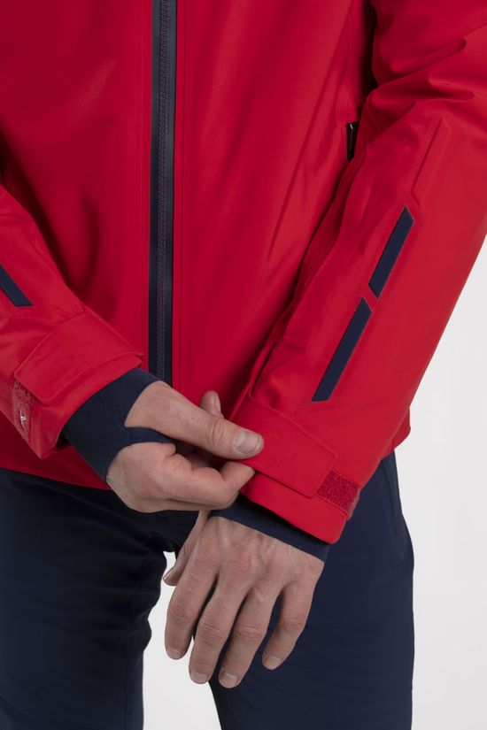 Kjus Mens Cirque Ski Jacket Chili/Kjus Navy