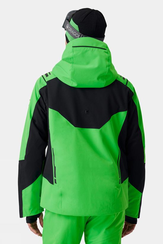 Spyder Mens Titan Ski Jacket Strobe Green