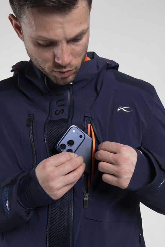 Kjus Mens Hexair Edge Ski Jacket  Kjus Navy