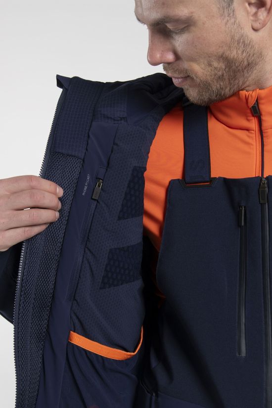 Kjus Mens Hexair Edge Ski Jacket  Kjus Navy