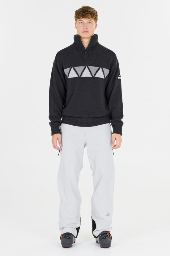 SOS Mens Aboda Windstopper Quarter Zip Fleece  Blue Graphite