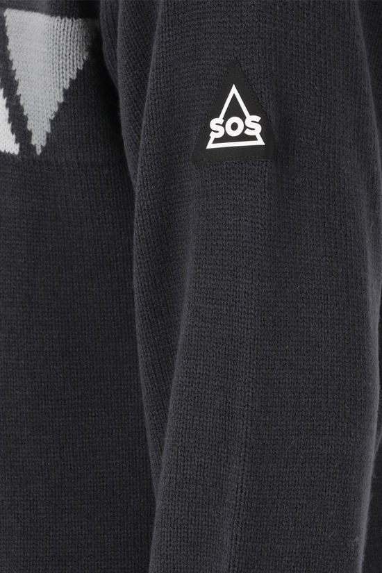 SOS Mens Aboda Windstopper Quarter Zip Fleece  Blue Graphite