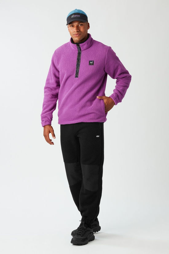Picture Mens Kimag Quarter Zip Fleece Bright Magenta