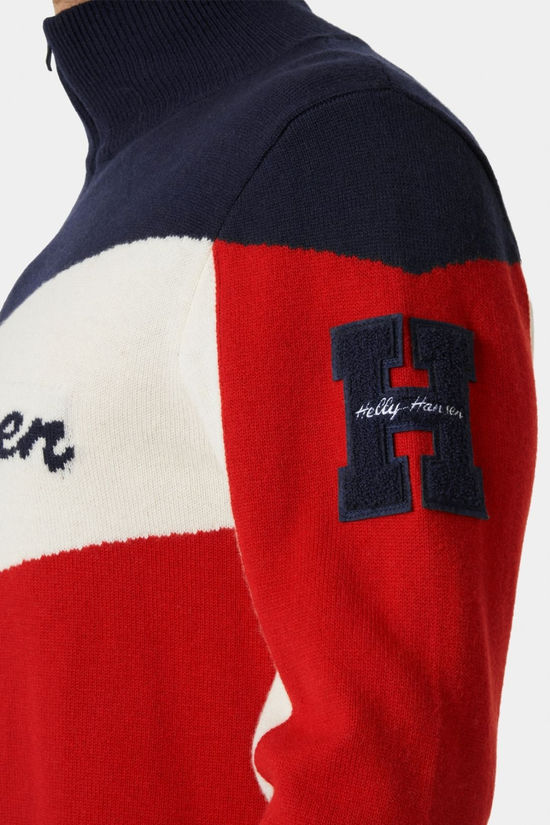 Helly Hansen Mens Après Knitted Sweater Red