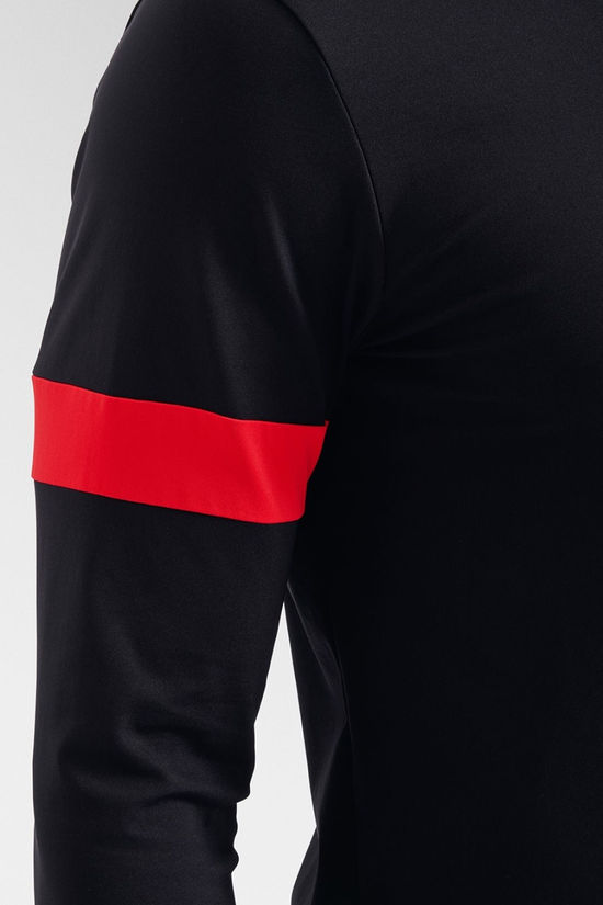 Toni Sailer Sports Mens Boris Half Zip Fleece Black-Red