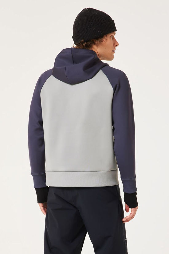 Oakley Mens Sierra DWR Fleece Hoodie 2.0 Cement