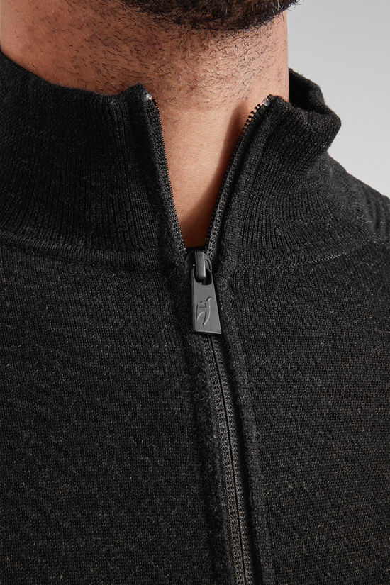Toni Sailer Sports Mens Ernstl Half Zip Knitted Sweatshirt Black