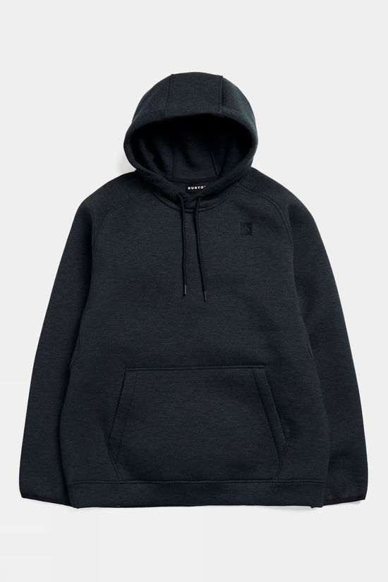 Burton Mens SpaceCloud Pullover Hoodie  True Black Heather