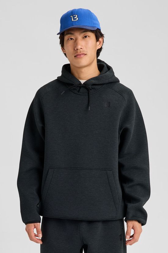 Burton Mens SpaceCloud Pullover Hoodie  True Black Heather