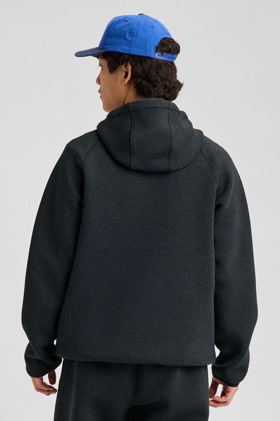 Burton Mens SpaceCloud Pullover Hoodie  True Black Heather