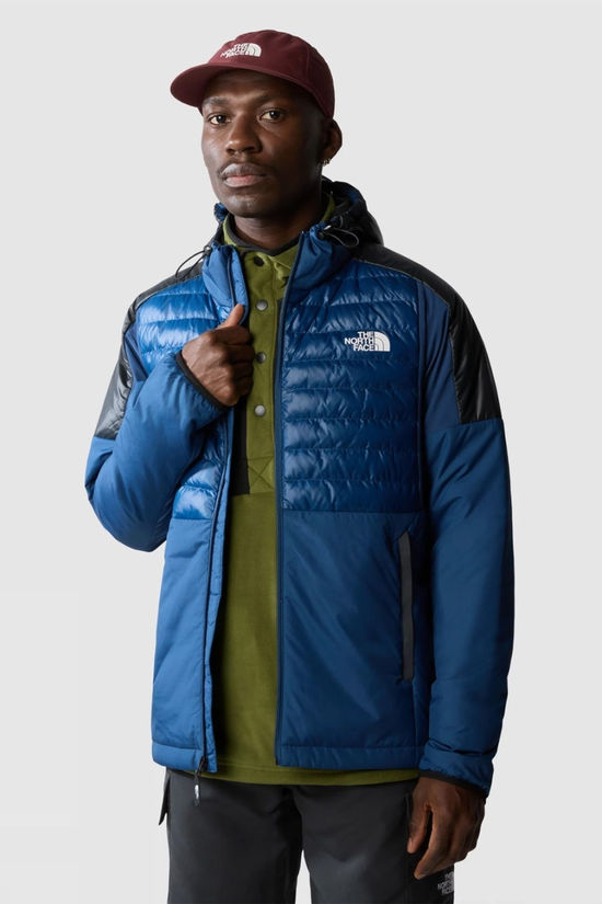 The North Face Mens Middle Cloud Insulated Jacket Shady Blue/Asphalt Grey