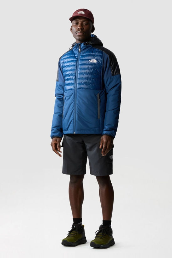 The North Face Mens Middle Cloud Insulated Jacket Shady Blue/Asphalt Grey