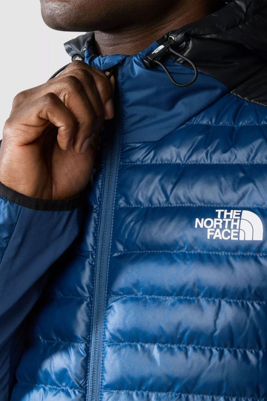 The North Face Mens Middle Cloud Insulated Jacket Shady Blue/Asphalt Grey