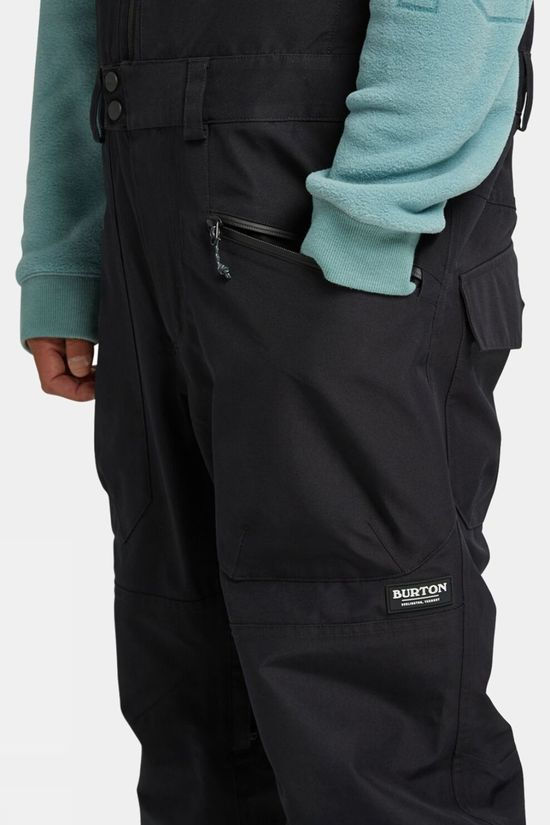 Burton Mens Reserve GTX 2L Bib Pants - Regular  Black