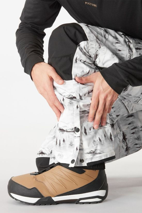Picture Mens Plan Printed Ski Pants - Regular  Mood