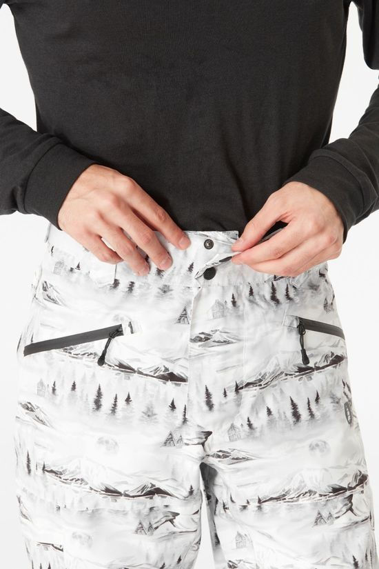 Picture Mens Plan Printed Ski Pants - Regular  Mood