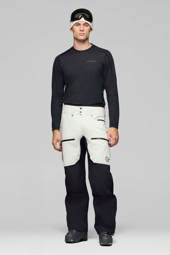 Norrona Mens Lofoten GTX PRO Ski Pants Whisper White
