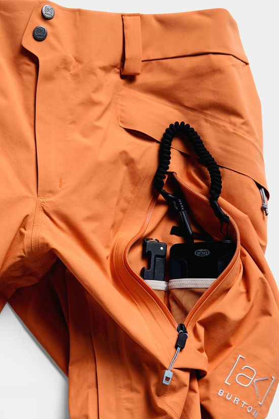 Burton Mens [Ak] Cyclic GTX 2L Ski Pants Goldfish Orange