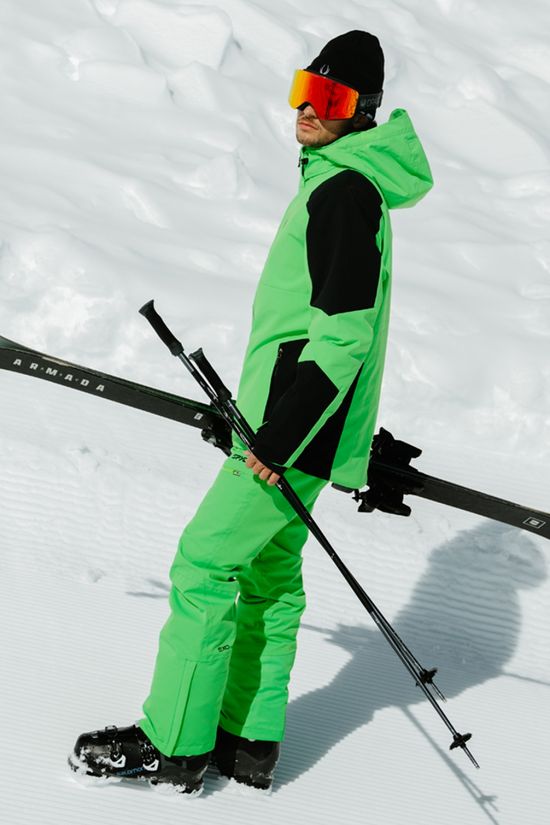 Spyder Mens Dare Ski Pants - Regular Strobe Green