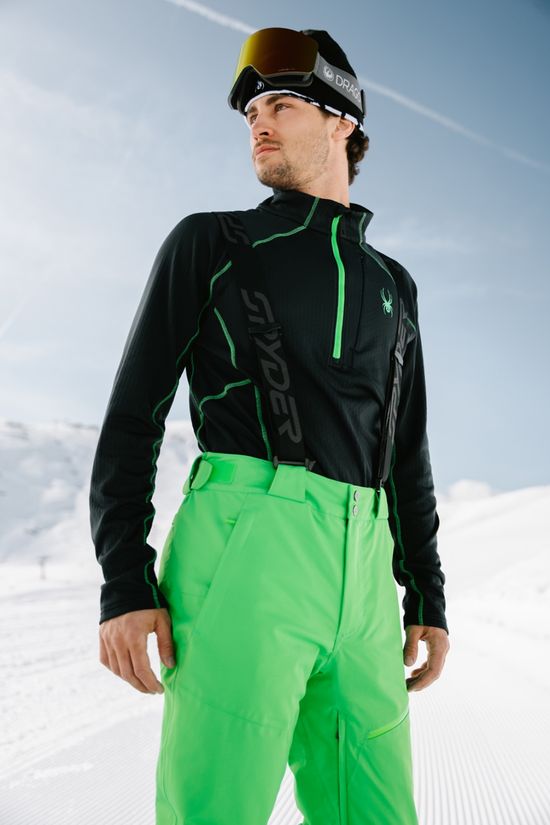 Spyder Mens Dare Ski Pants - Regular Strobe Green