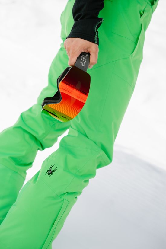 Spyder Mens Dare Ski Pants - Regular Strobe Green