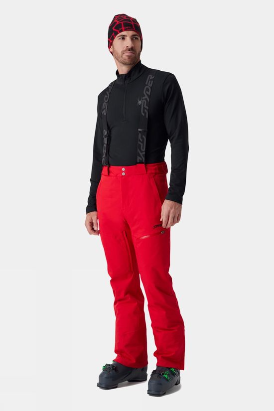 Spyder Mens Dare Ski Pants Spyder Red