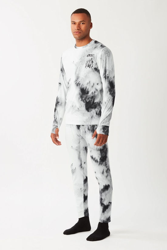 Picture Mens Lhotse Printed Long Sleeve Baselayer Snowy Pine Print