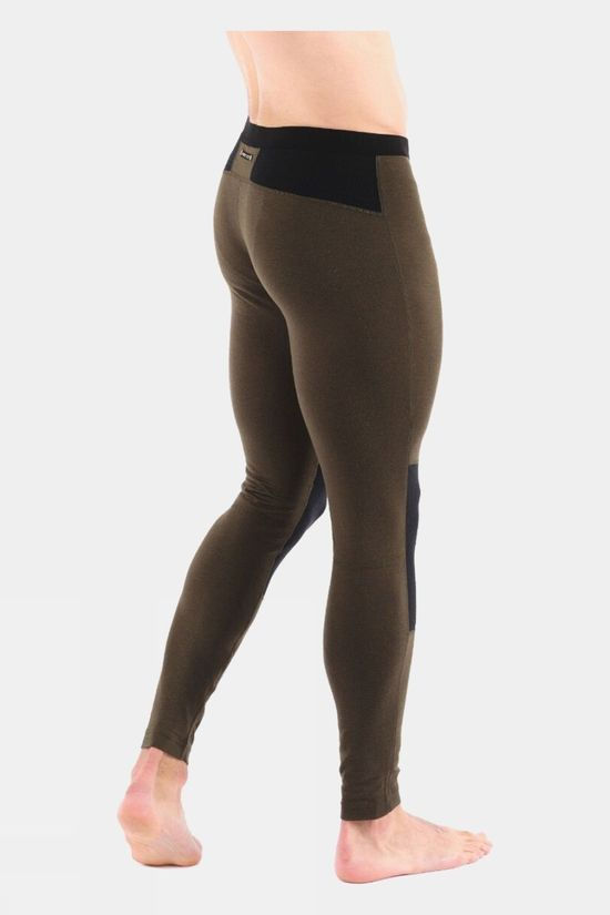 Artilect Mens Flatiron 185 Base Layer Bottom Deep Olive/Black