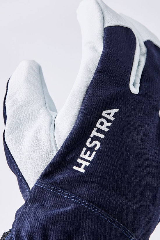 Hestra Army Leather Heli Ski Gloves Navy