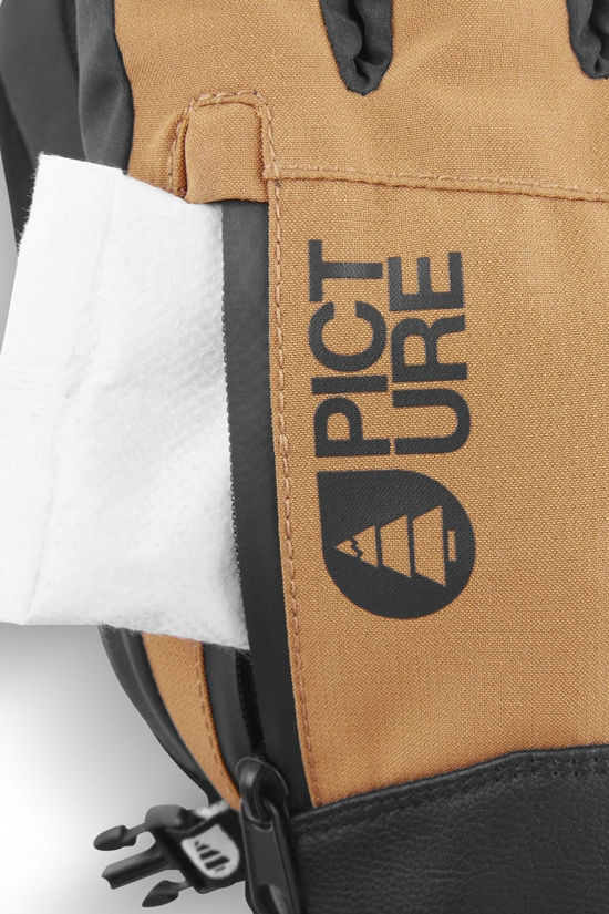 Picture Mens Madson Ski Gloves Brown Sugar