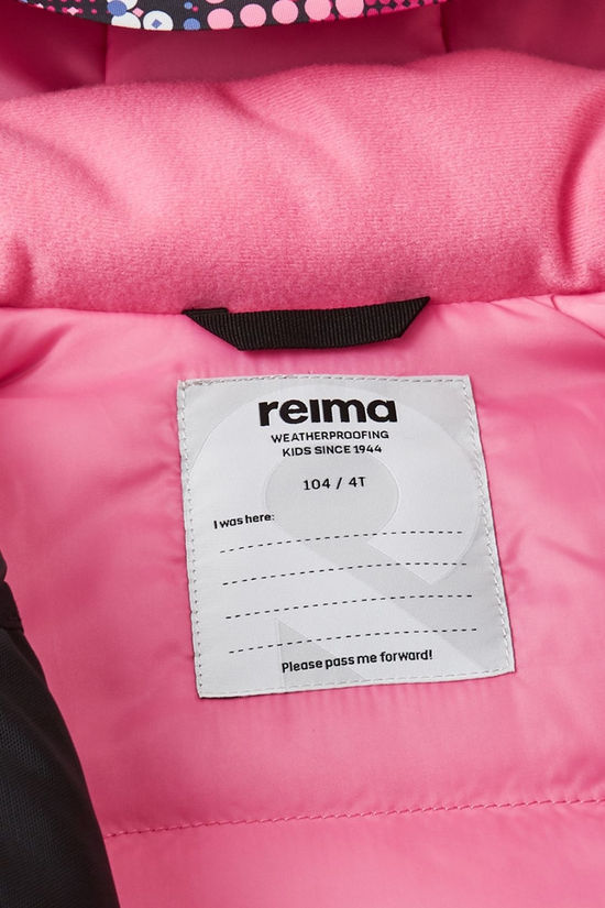 Reima Girls Kiiruna Ski Jacket Rosy Berry