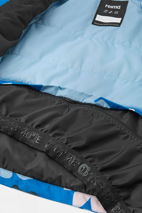 Reima Girls Kiiruna Ski Jacket Bright Blue