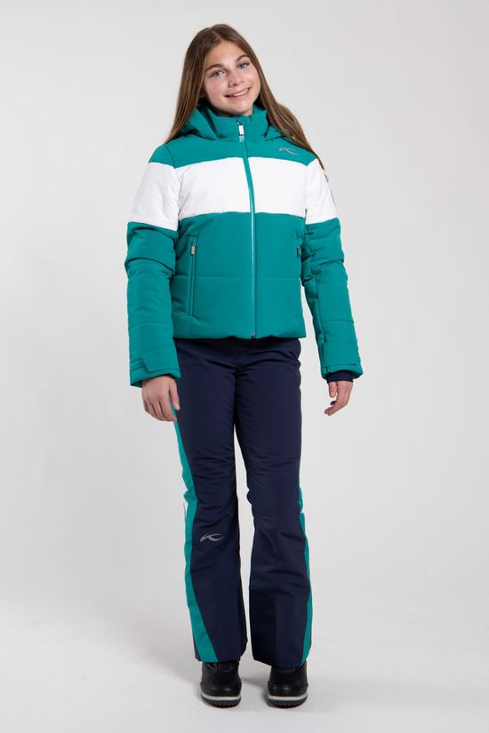 Kjus Girls Slopes Ski Jacket 14+ Enchanted/White