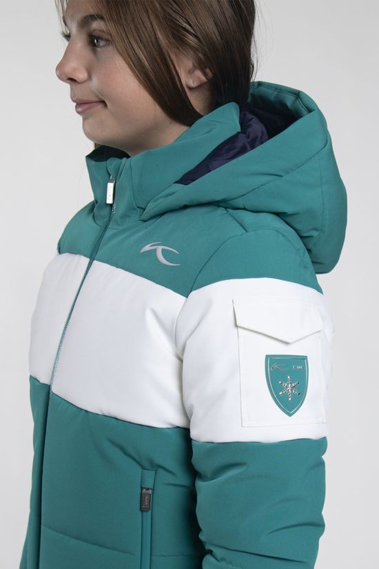 Kjus Girls Slopes Ski Jacket 14+ Enchanted/White