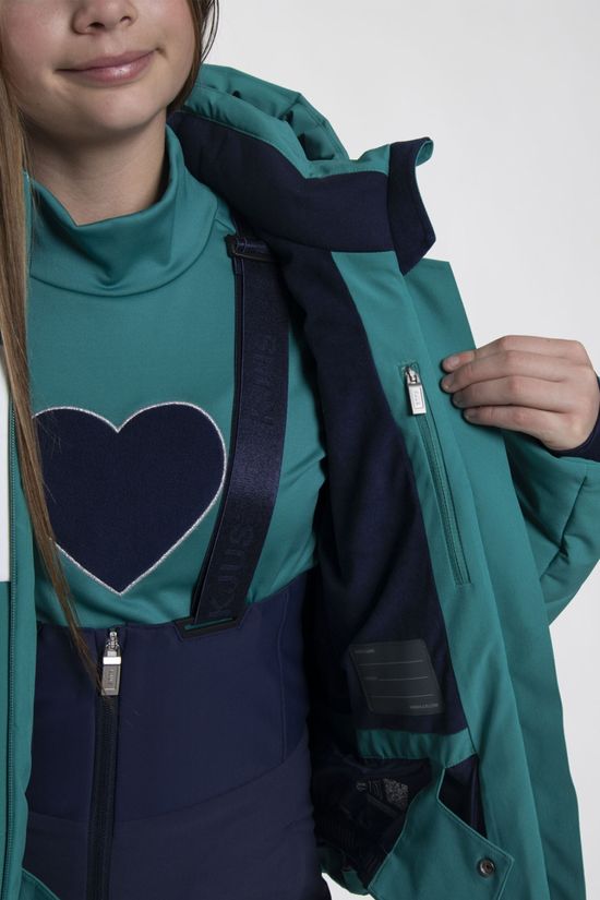 Kjus Girls Slopes Ski Jacket 14+ Enchanted/White