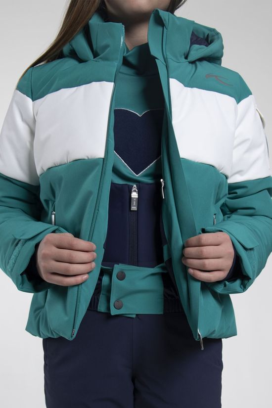 Kjus Girls Slopes Ski Jacket 14+ Enchanted/White