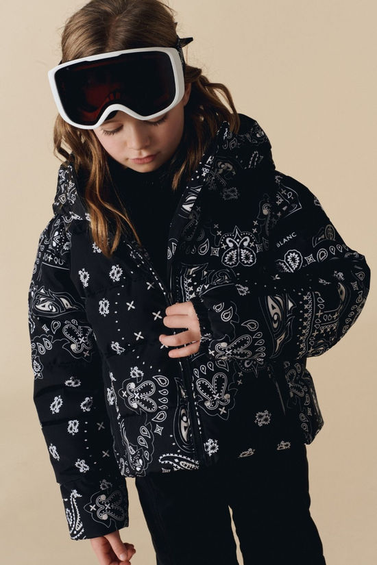 Poivre Blanc Kids Chloe Ski Jacket Paisley Black