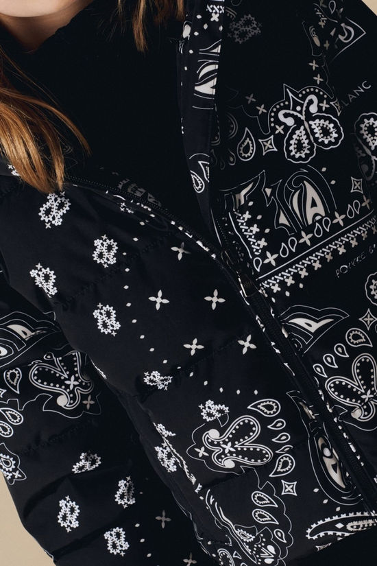 Poivre Blanc Kids Chloe Ski Jacket Paisley Black