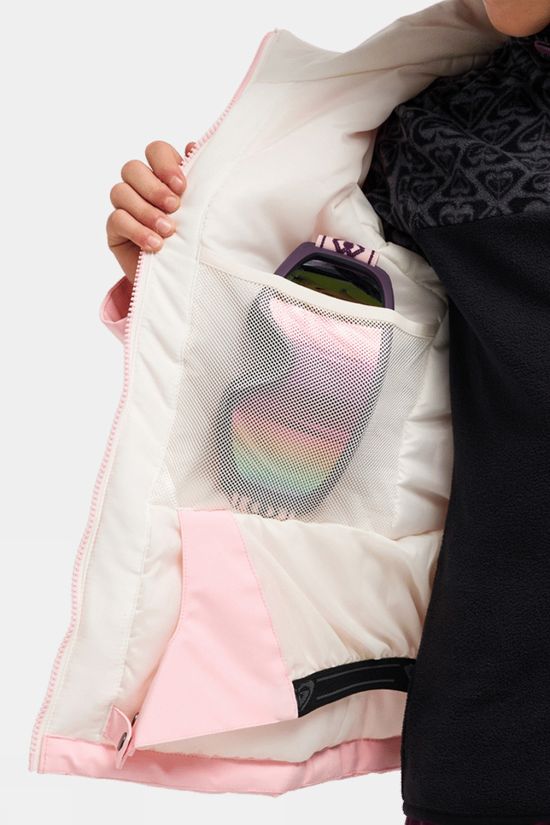 Roxy Girls Ice Escape Ski Jacket 14+ Rose Shadow