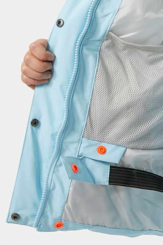 Helly Hansen Juniors Girl Diamond Ski Jacket  Light Cyan