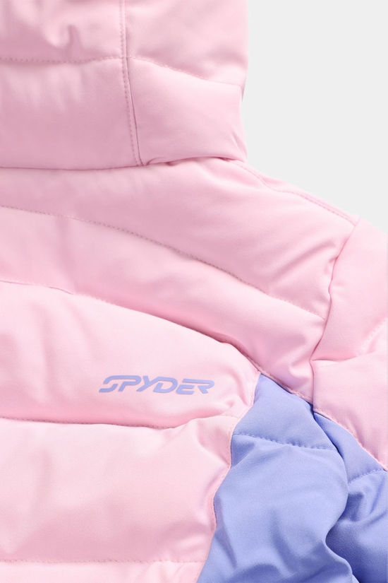 Spyder Mini Kids Zadie Synthetic Ski Jacket Petal Pink