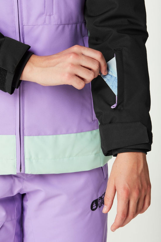 Picture Kids Seady Jacket Blk Paisley Purp Siltgr